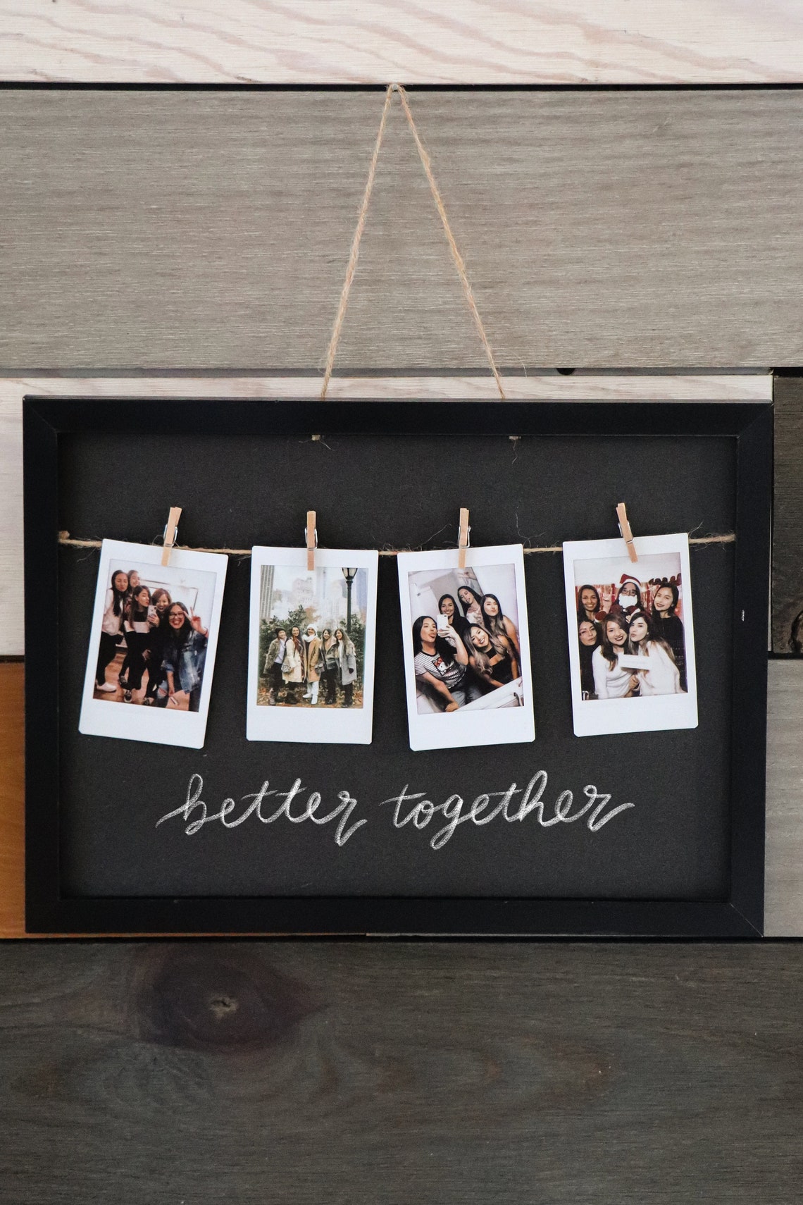 Polaroid Frame Hanging Polaroid Frame Personalized Gift Etsy