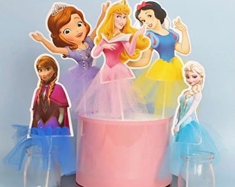 Disney princess cake toppers