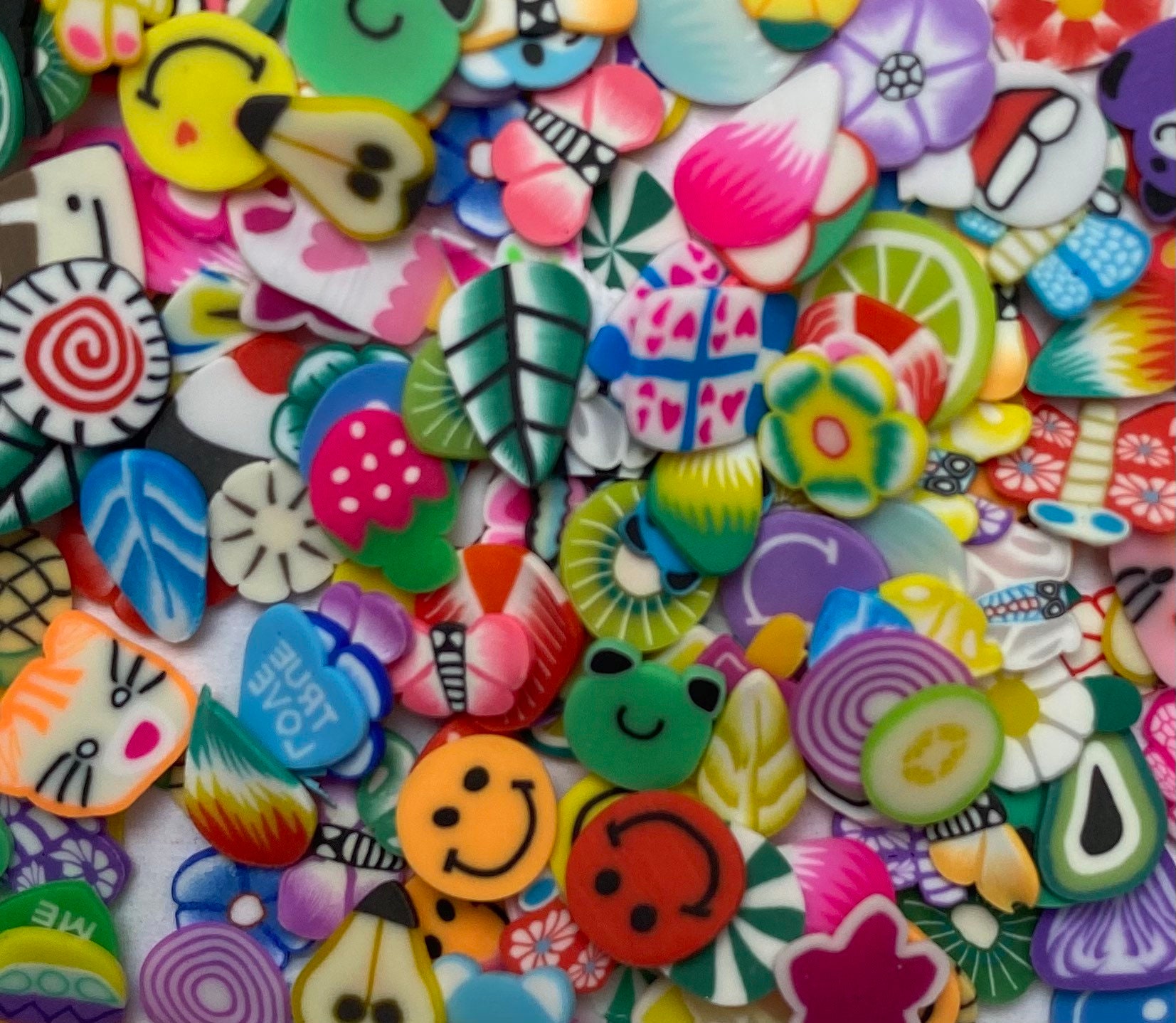 Handmade Polymer Clay Nail Art Decoration Fashion Nail Care Etsy UK