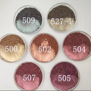 Organic pearlescent Mica Powder, cosmetic grade,resin, nail art, jewellery making,soap making