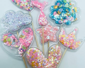 Wedding, baby shower, Birthday Party Cake Toppers Party Supplies paper flower cake topper for decoration