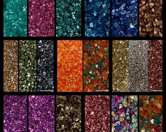 Broken glass stones crystals, uv epoxy resin filler, diy craft nail art decoration, jewellery making mould fillings