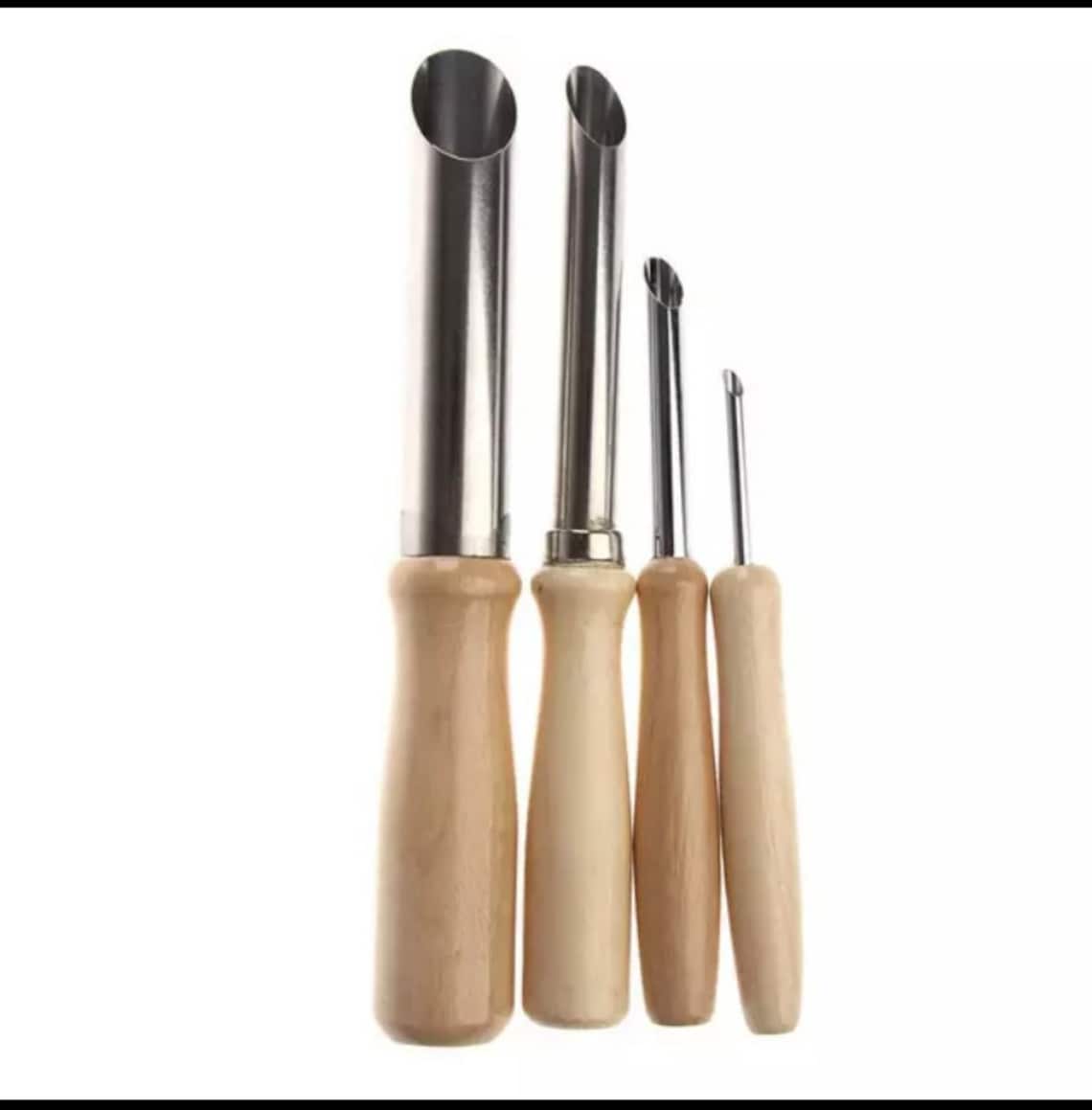 4pcs Semi Round Hole Cutters Pottery Clay Ceramic Tools Wooden - Etsy UK