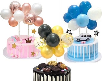 Mini Balloon Cake Topper, Birthday, wedding, party, baby shower.
