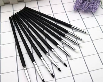 Professional Silicone Rubber Tip Paint Pens Brushes, Soft Silicone Tips for Shaping Modeling Wipe Out.