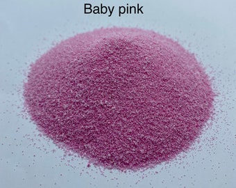 Baby pink decorative coloured sand