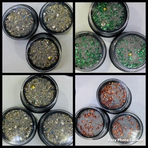1 jar mixed caviar nail art decal/ colorful multi caviar nail art studs mixed 3D nail tips/ nail glitter gems/ Decoration 3D Gems Stud