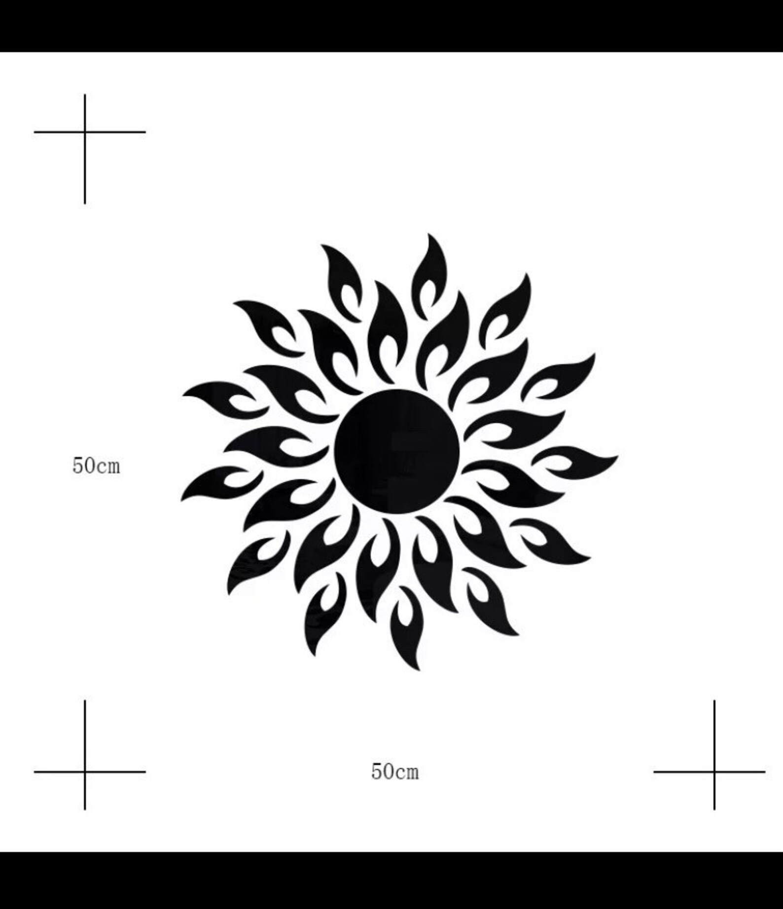 3d Mirror Vinyl Removable Wall Sticker Decal Home Decor Art Etsy UK