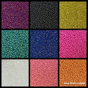 AB-Color Plated DIY 3D Nail Art Decoration Mini Glass Beads, Tiny Caviar Nail Beads, Yellow, 0.6~0.9mm; about 6g/box