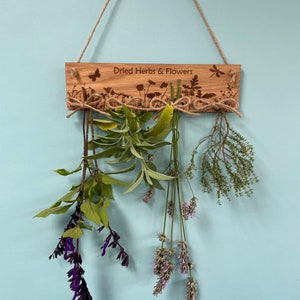 FLOWER / HERB DRYER - Beautifully engraved herb and flower dryer.