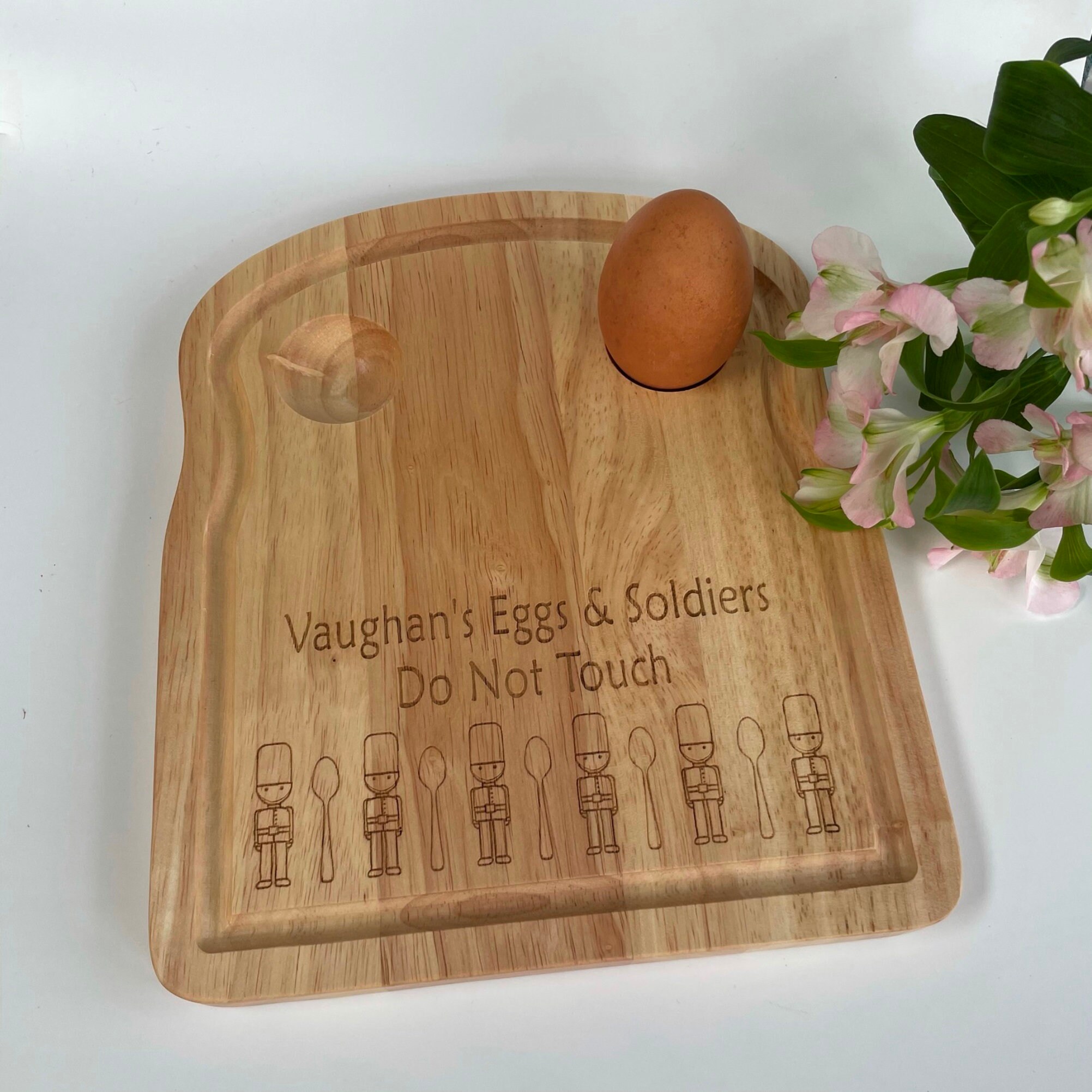 PERSONALISED EGG BOARD Dippy Egg Egg & Soldiers Breakfast Etsy