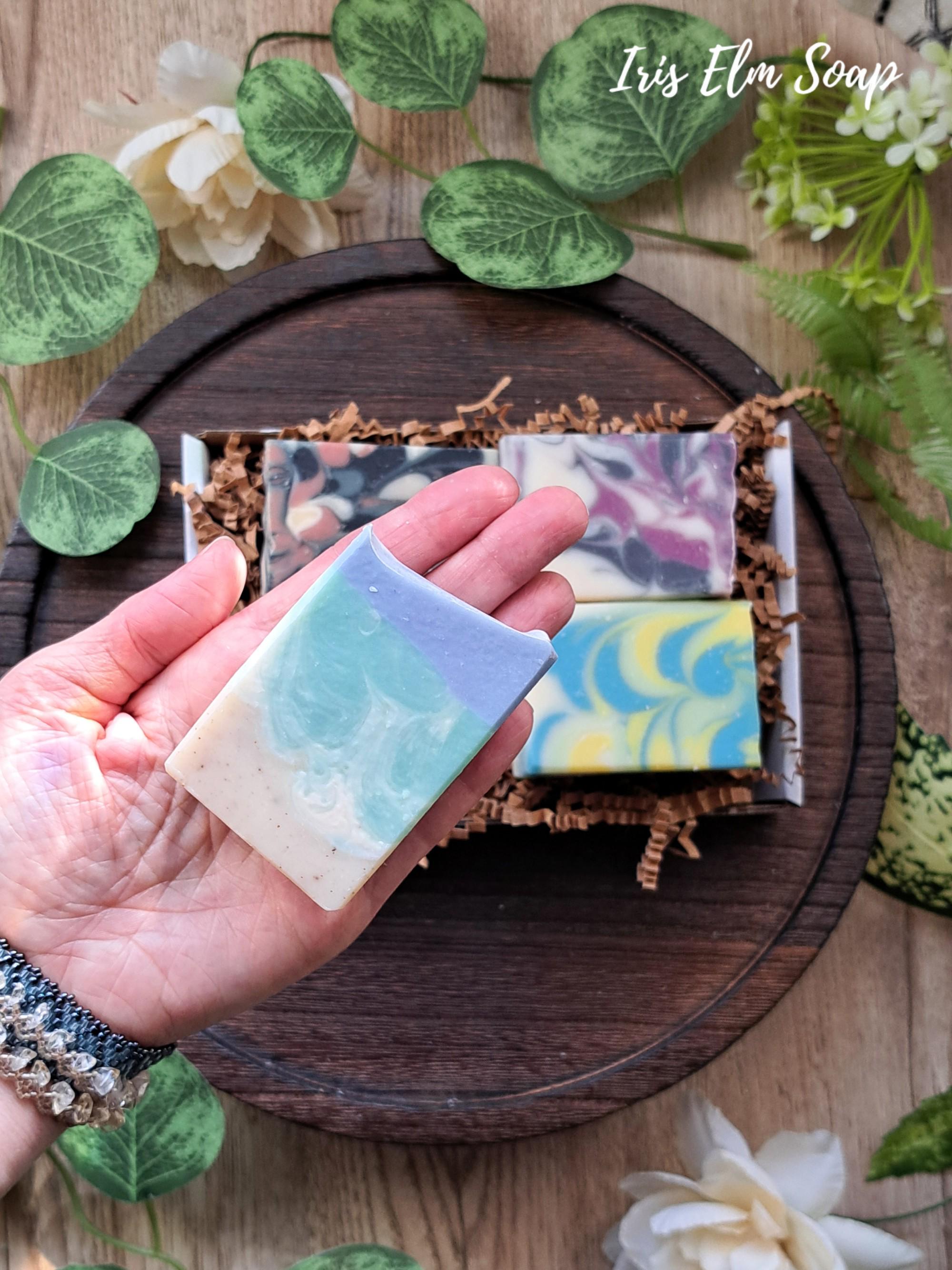 Small Soap Gift Set of Four Mini Half-size Bars: Handmade Vegan ...