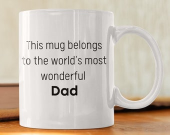 Dad Mug, Dad Gift, Gift For Dad, Gift For Him, New Dad Gift, Father's Day Gift, Step Dad Gift, Funny Mug Gift, Dad Birthday Christmas Gift