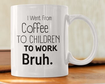 Mom Bruh Mug, Mama Mug, Mother's Day Gift For Her, Funny Gifts For Mom, Gifts For Mother, Birthday Gifts, Mom Slang Gift, Mummy Gift For Mom