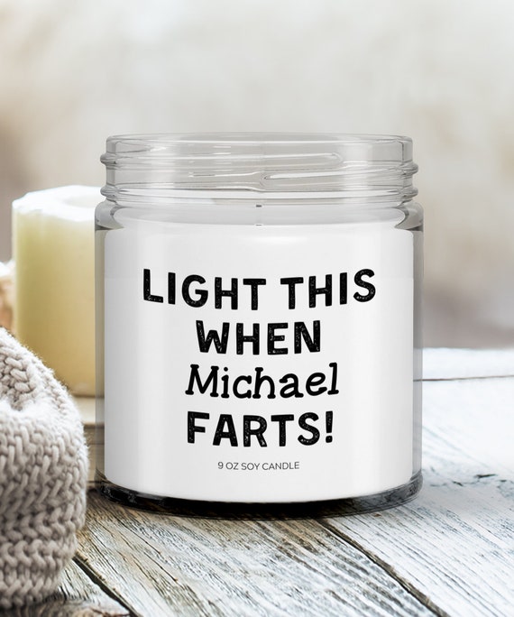 Container Candles Gift Candle Light When Farts Candle Personalized
