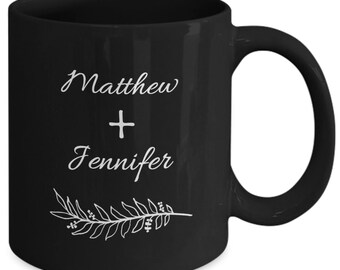 Personalized Engagement Couple's Coffee Mug, Wedding Gift, Gift For Bride, Engagement Gifts, Engagement Gifts For Couple, Unique Gifts