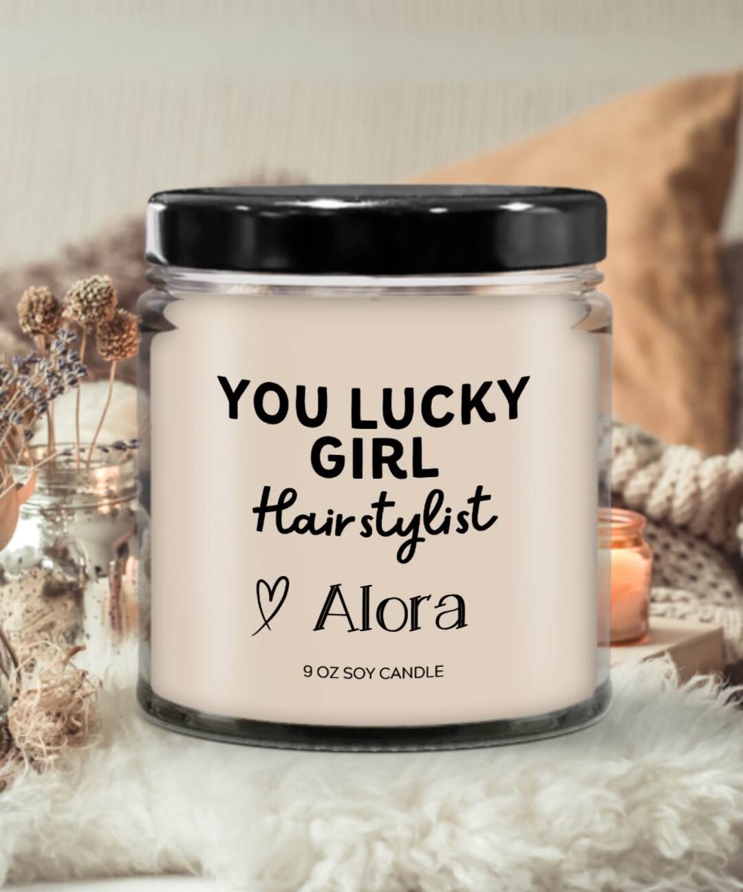 Custom Hairdresser Grad Candle Christmas Gift for Etsy