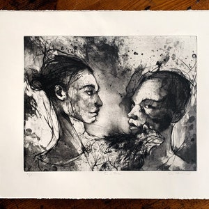 Original Etching, Fine Art Print, Intaglio by Jake Muirhead
