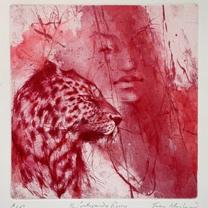 Original Hand Pulled Etching, Fine Art Print, Intaglio by Jake Muirhead