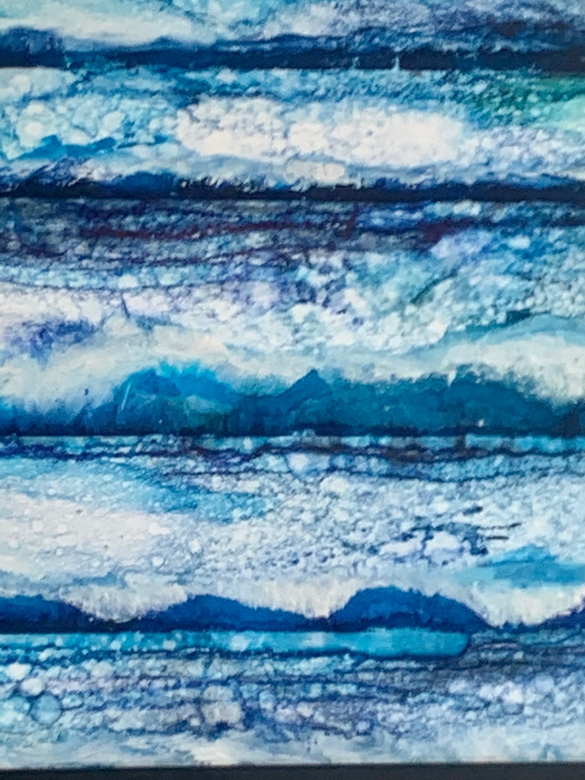 Original Painting Mixed Media Seascape A2 Etsy Uk Original Painting Mixed Media Seascape A2 Etsy Uk