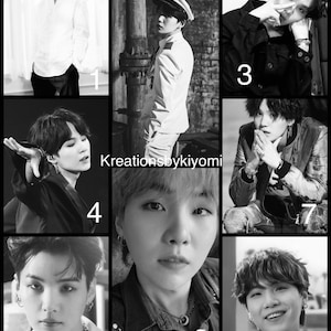 BTS YOONGI SUGA Bias Photocards or Polaroids