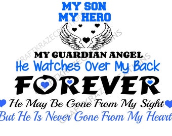 Free Free 226 Son In Heaven Svg SVG PNG EPS DXF File