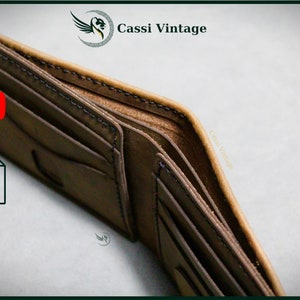 Leather Bifold Wallet Pattern PDF, Leather DIY, PDF Download, Leather ...