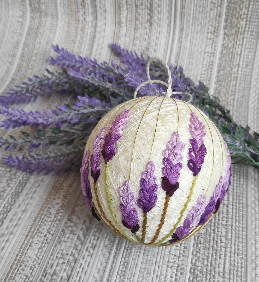 Home Decor Farm-house Decor Embroidered Ball Wall Decor Cozy Home Decor ...