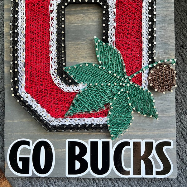 Ohio State University String Art - Go Bucks