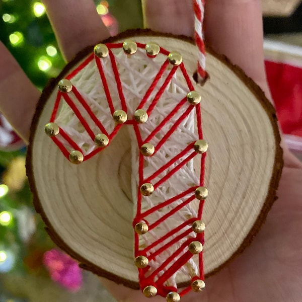 Candy Cane String Etsy