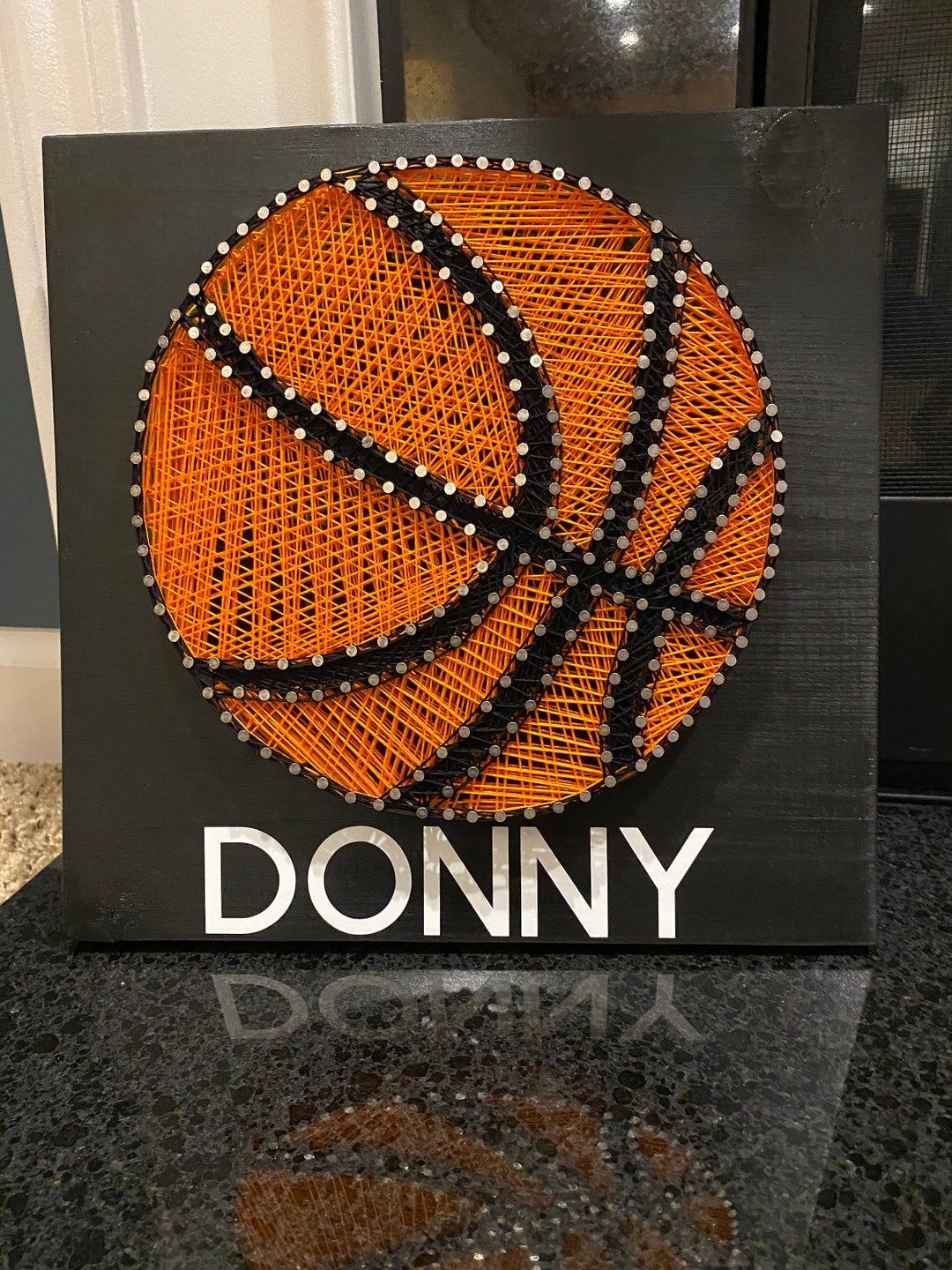 Personalized Basketball String Art Etsy