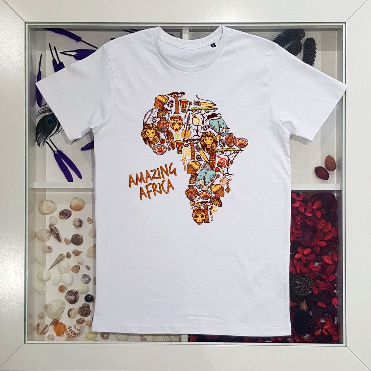 Tshirt AMAZING AFRICA Unisex Style coton 100 biologique Etsy