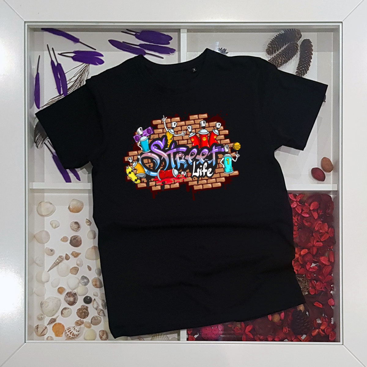 Street Art Unisex Style T shirt 100 Organic Cotton High Etsy