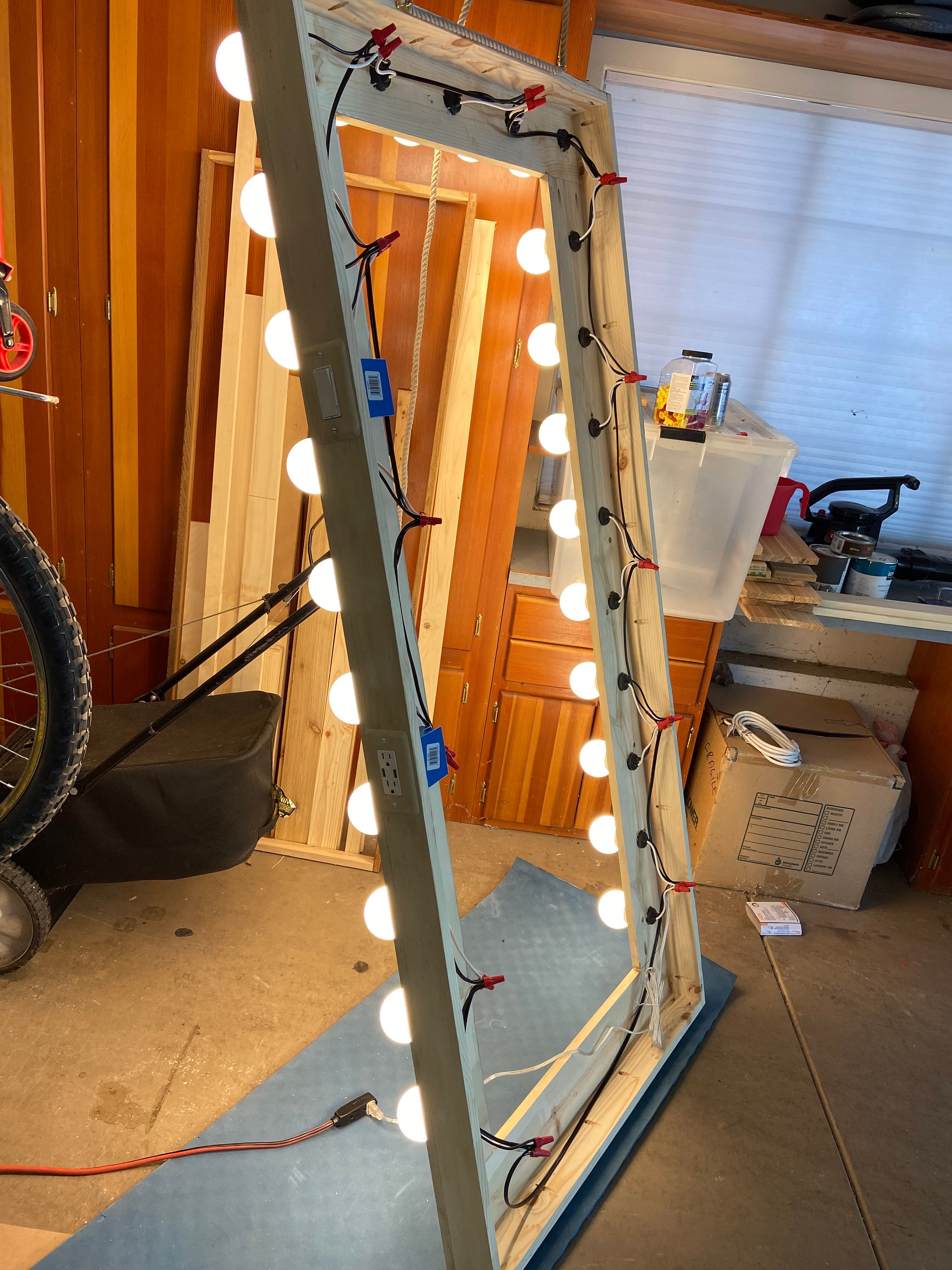 Full body sale hollywood mirror