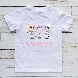 Anime Tees Cute Cartoon Gacha Life Kids T Shirt For Boys Girls 3d