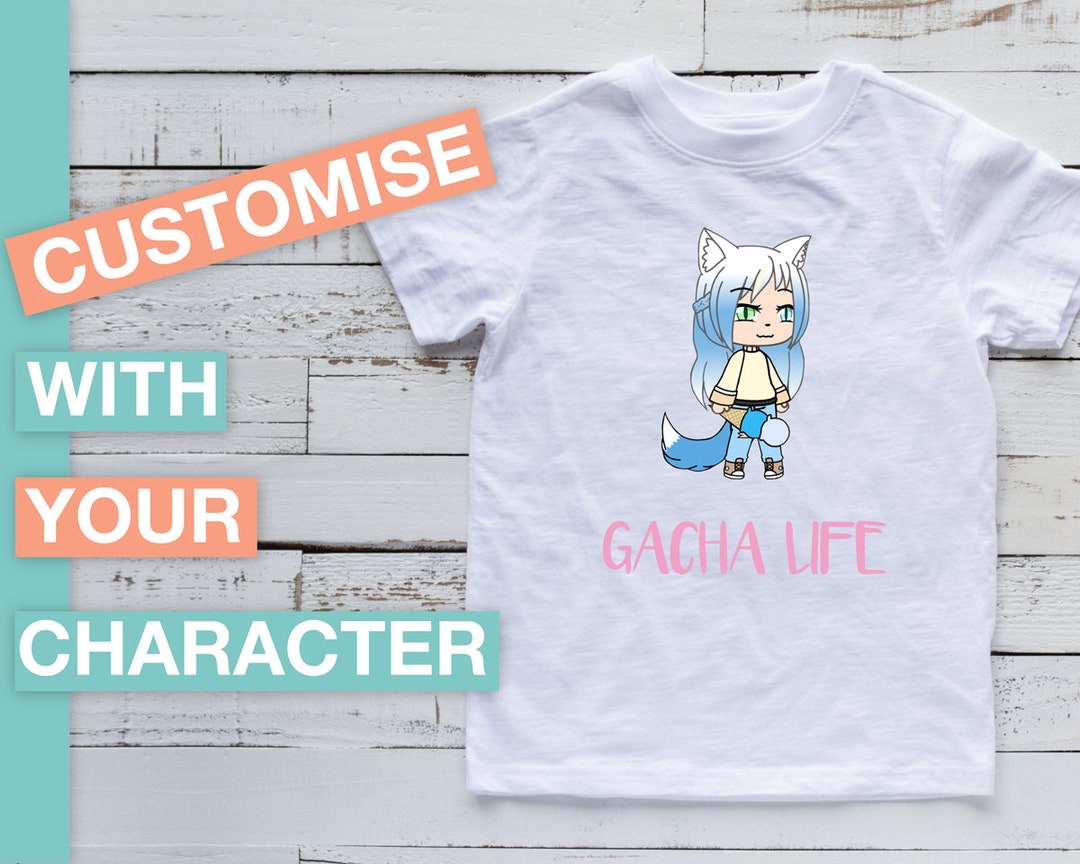 Gacha Life And Gacha Club Chibi Anime Kawaii Gatch T-Shirt