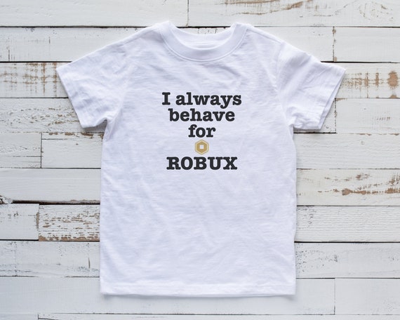 Kids Roblox Gaming T Shirt Roblox Robux Gamer Etsy - 1 robux shirt roblox