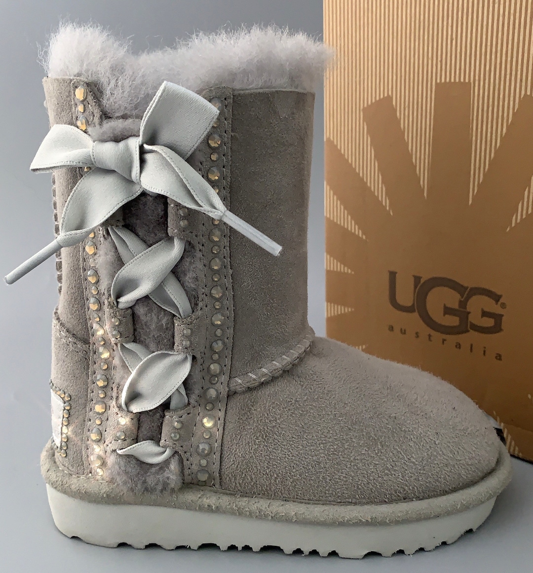 UGG PALA Suede Boots Embellished With Swarovski Crystals and UGG PALA Suede Boots Embellished With Swarovski Crystals and