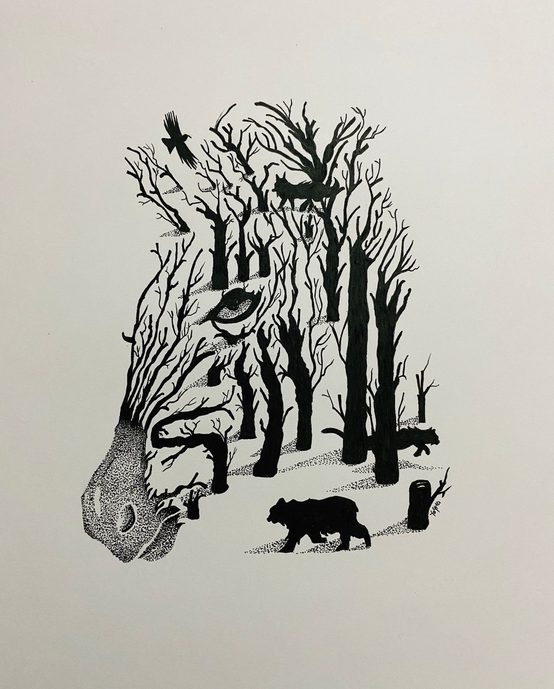 Animal Abstract - Etsy