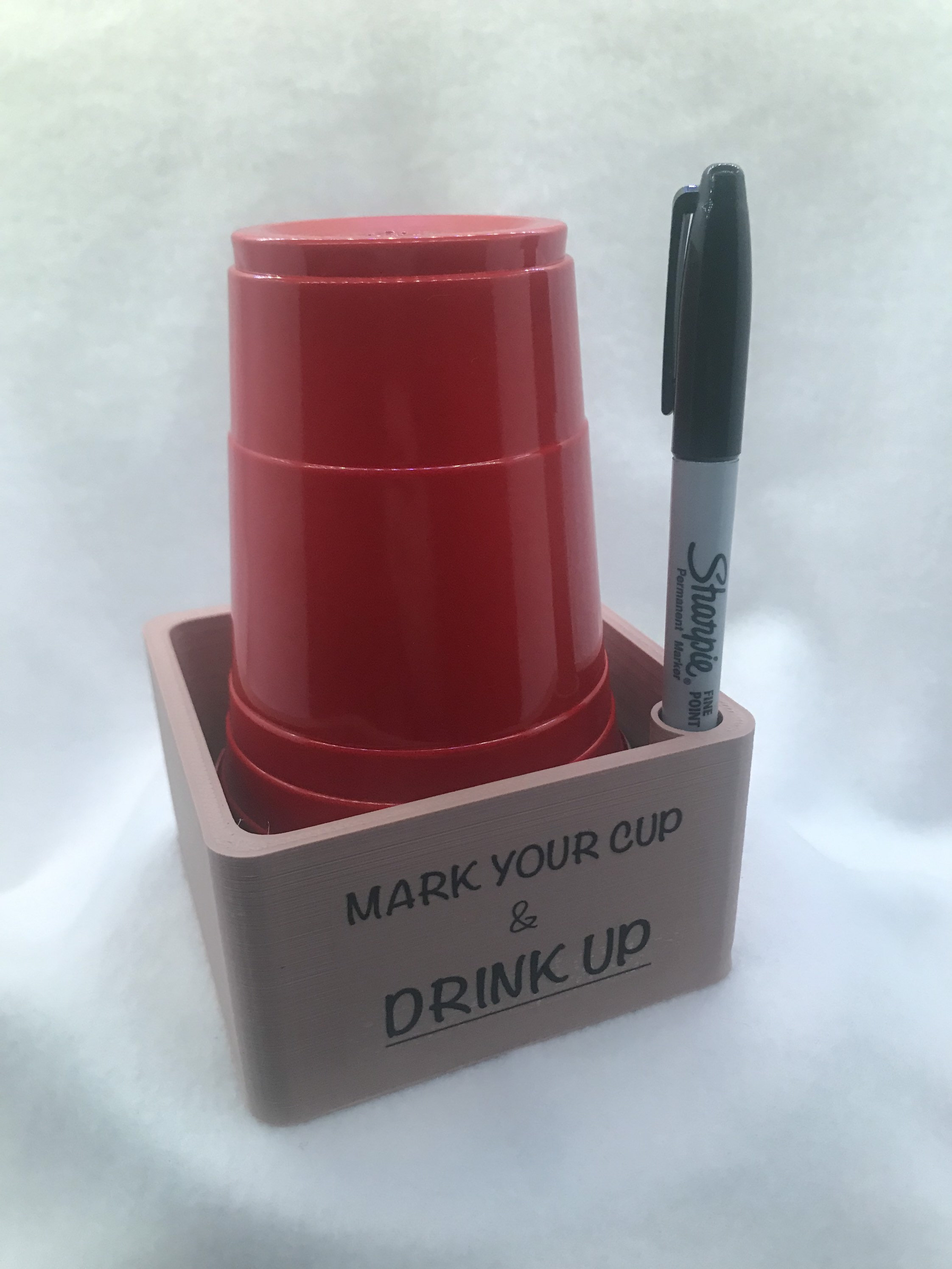 New Red Solo Cup Party Cup Holder Party Games Natural Etsy