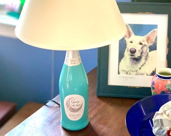 Gemma di Luna Moscato Sparkling Wine Bottle Lamp