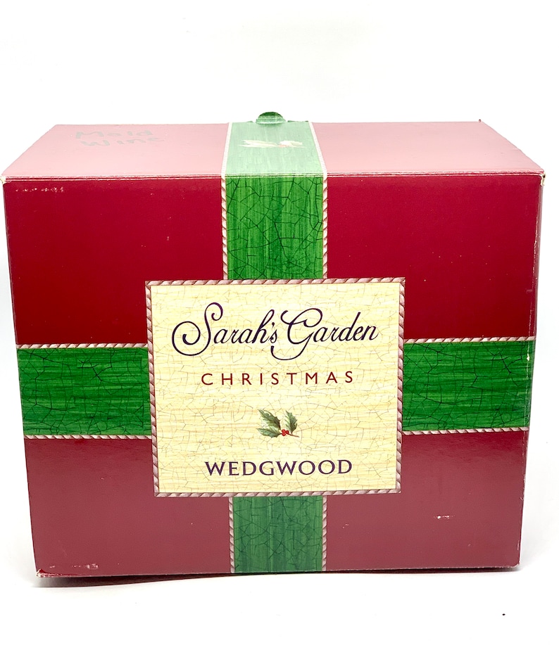 Vintage 1997 Wedgwood Sarah's Garden Christmas Teapot Etsy