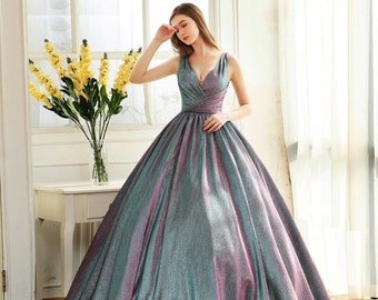 Rainbow Ball Gown - Etsy