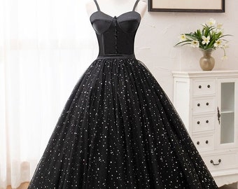 black gown