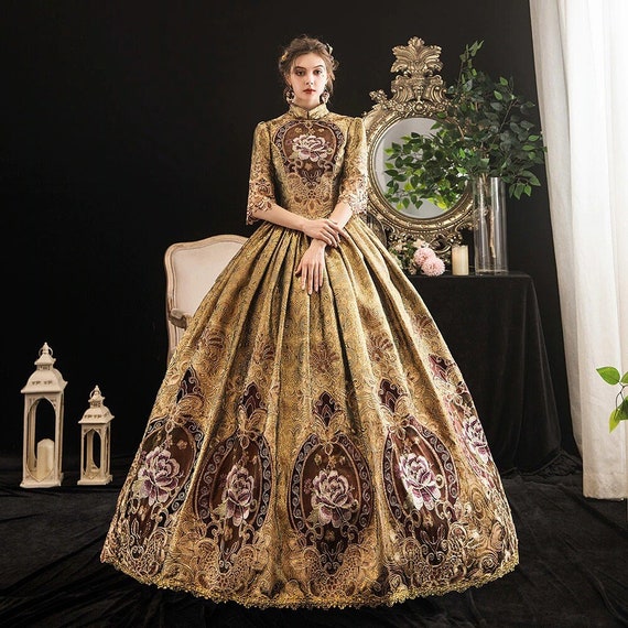 Reception Wear Ball Gown with Bottom Ruffle pattern and handwork embel –  urbandulhaniya