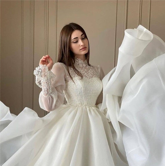 Western Net,Organza White Designer Gowns at Rs 35000 in Faridabad | ID:  12389675948