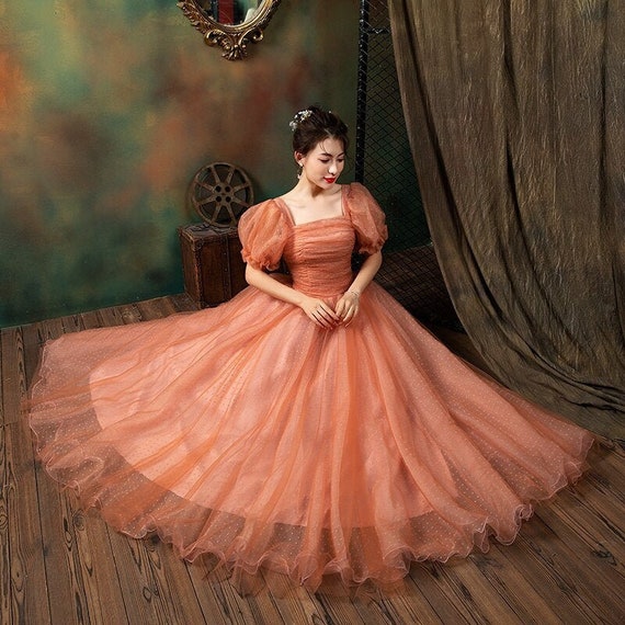 Beautiful Prom Dress Puff Sleeve Quinceanera Dresses Elegant - Etsy.de