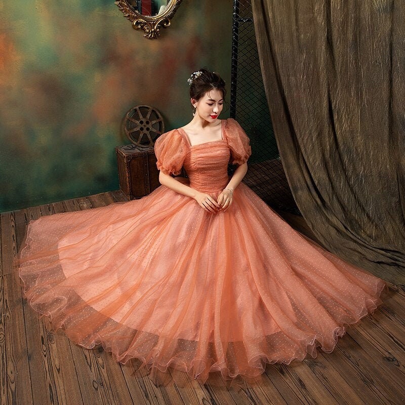 puffball prom dress