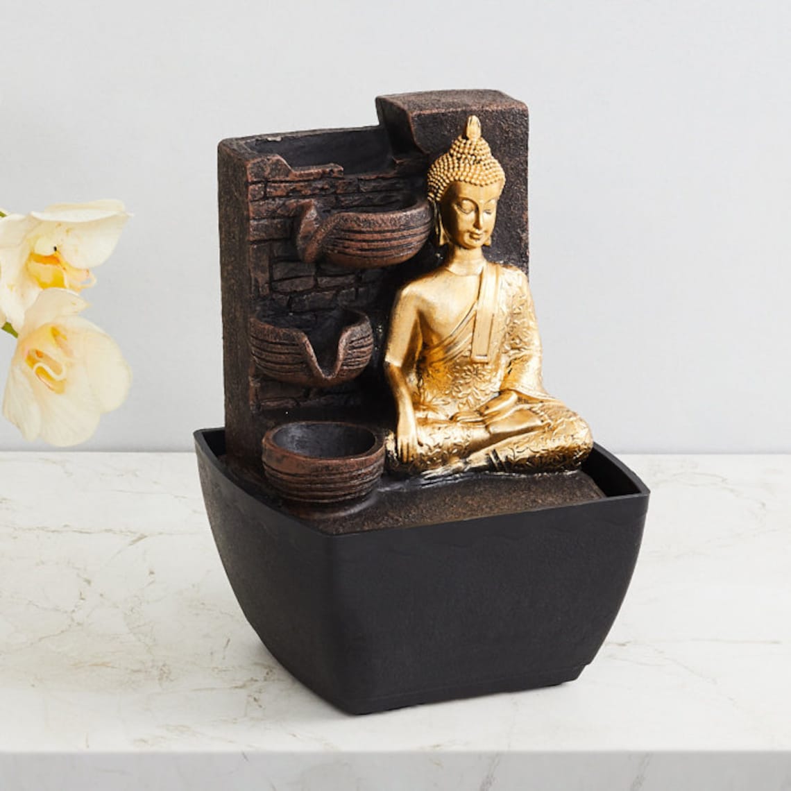 Water Fountain Buddha For Home Decor and Office Decor Buddha Etsy
