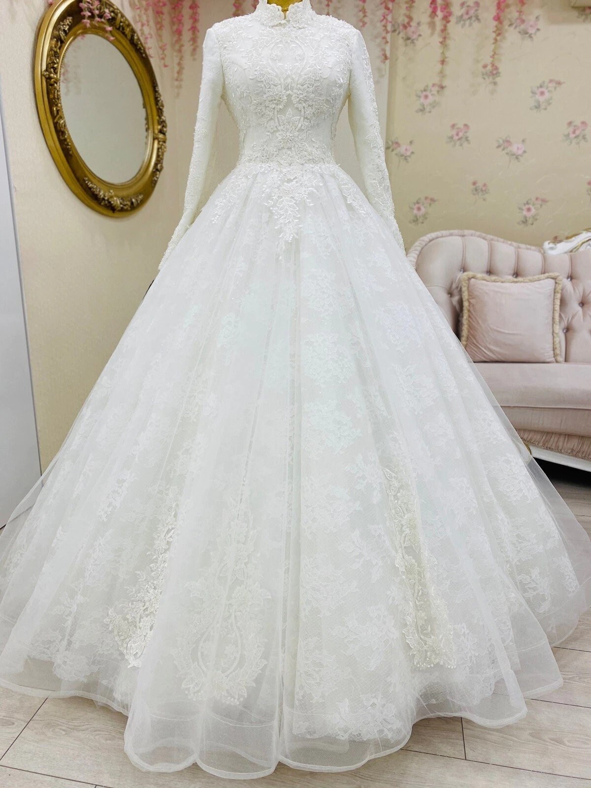 Muslim Wedding Dress - Etsy